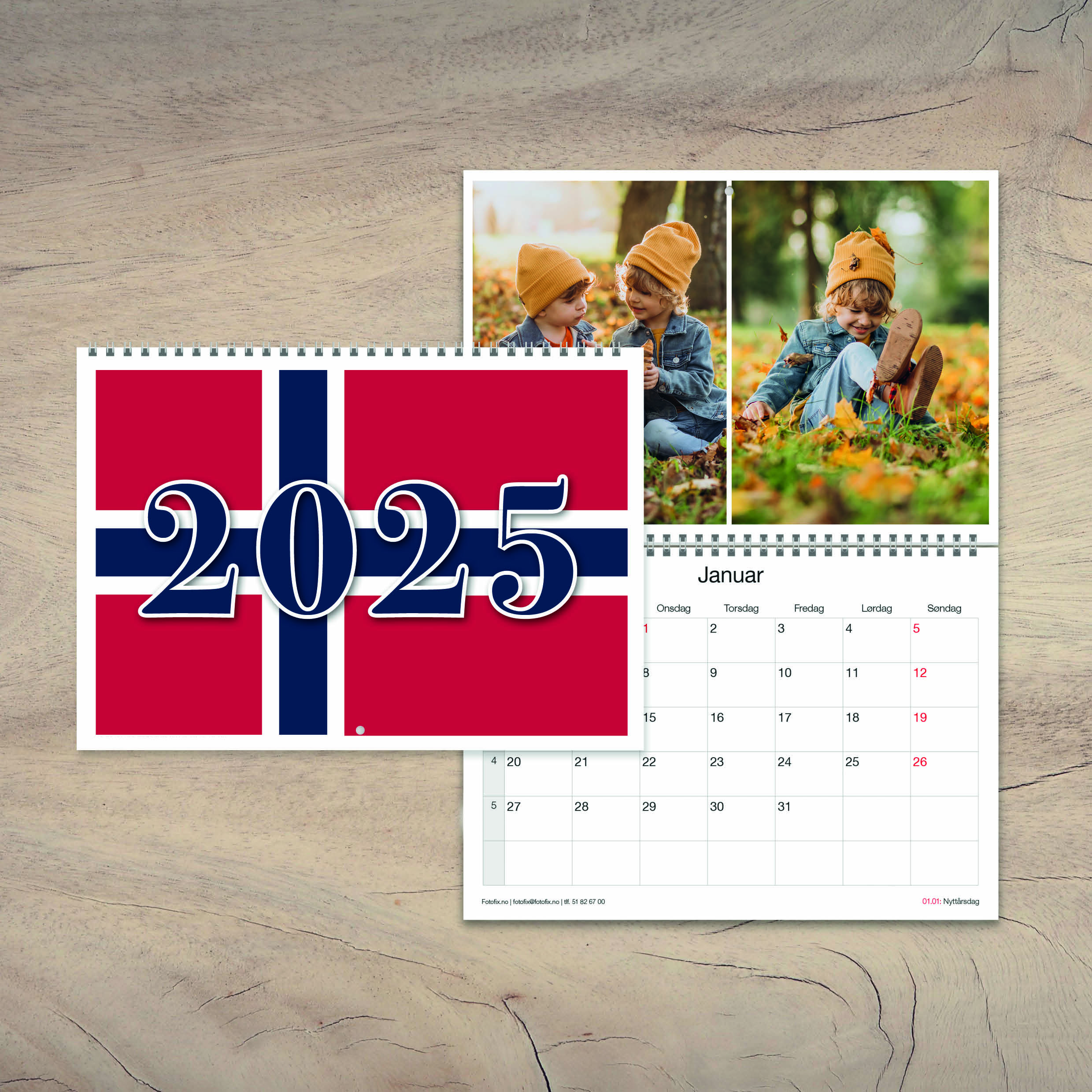 Kalender, fotokalender, fotokalender 2022, kalender 2022, norgeskalender, fotofix